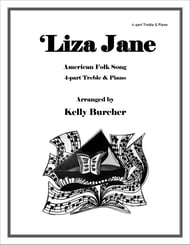 'Liza Jane Unison/Two-Part choral sheet music cover Thumbnail